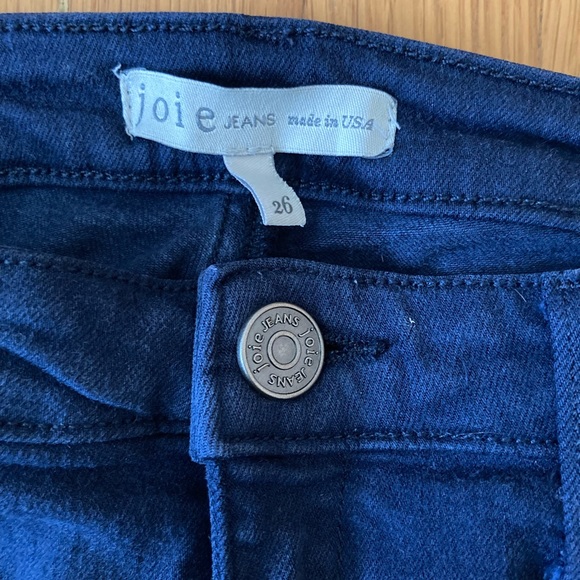 Joie Enchante Flare Jeans in Dark Navy Size 26 - Picture 9 of 12